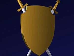 Bras&atilde;o de Armas da Ucr&acirc;nia M 1 Modelo 3D