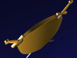 Bras&atilde;o de Armas da Ucr&acirc;nia M 1 Modelo 3D