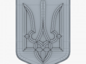 Ukraine State Emblem M 3 3D Model