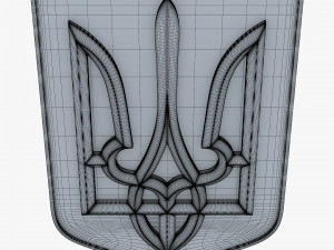 Ukraine State Emblem M 3 3D Model