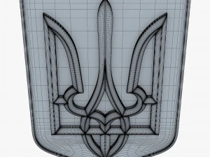 Ukraine State Emblem M 3 3D Model