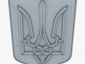 Ukraine State Emblem M 3 3D Model