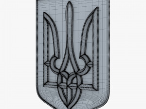 Ukraine State Emblem M 3 3D Model