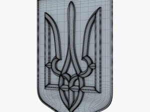Ukraine State Emblem M 3 3D Model