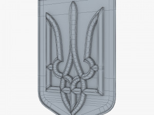Ukraine State Emblem M 3 3D Model