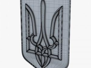 Ukraine State Emblem M 3 3D Model