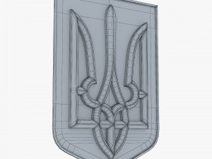 Ukraine State Emblem M 3 3D Model