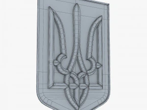 Ukraine State Emblem M 3 3D Model