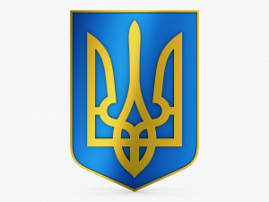 Ukraine State Emblem M 4 3D Model