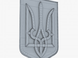 Ukraine State Emblem M 4 3D-Modell