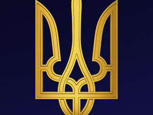 Ukraine State Emblem M 5 3D-Modell