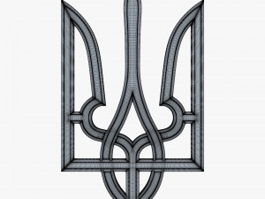 Ukraine State Emblem M 5 3D-Modell
