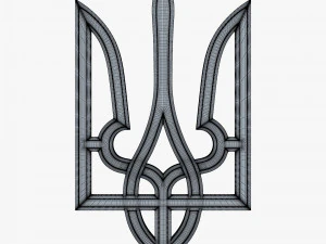 Ukraine State Emblem M 5 3D Model