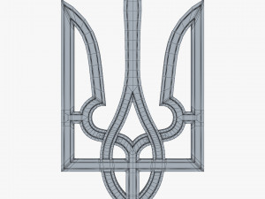 Ukraine State Emblem M 5 3D-Modell