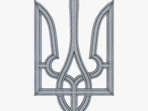 Ukraine State Emblem M 5 3D Model