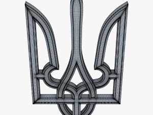 Ukraine State Emblem M 5 3D Model