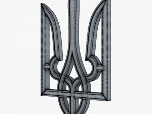 Ukraine State Emblem M 5 3D-Modell