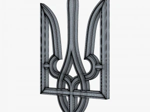 Ukraine State Emblem M 5 3D Model