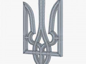 Ukraine State Emblem M 5 3D-Modell