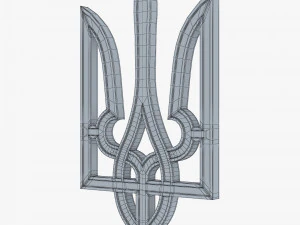 Ukraine State Emblem M 5 3D Model
