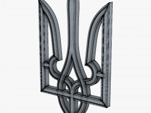 Ukraine State Emblem M 5 3D Model