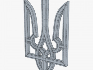 Ukraine State Emblem M 5 3D-Modell