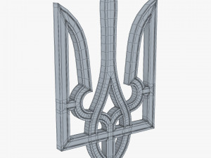 Ukraine State Emblem M 5 3D-Modell