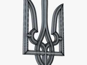 Ukraine State Emblem M 5 3D-Modell