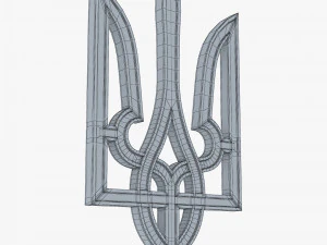 Ukraine State Emblem M 5 3D Model