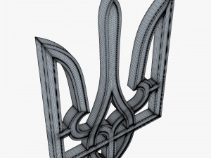 Ukraine State Emblem M 5 3D-Modell