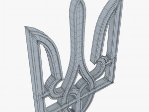 Ukraine State Emblem M 5 3D Model