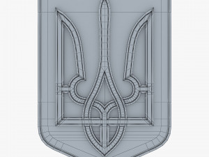 Ukraine State Emblem M 6 3D Model