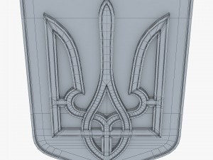 Ukraine State Emblem M 6 3D Model