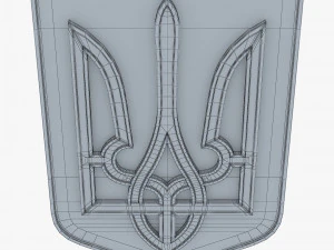 Ukraine State Emblem M 6 3D Model