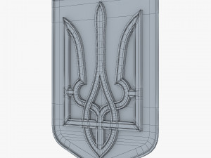 Ukraine State Emblem M 6 3D Model