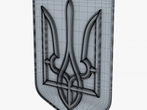 Ukraine State Emblem M 6 3D Model