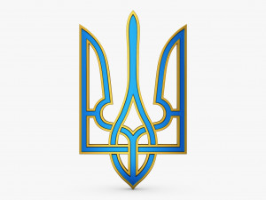 Ukraine State Emblem M 7 3D Model