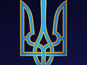 Ukraine State Emblem M 7 3D Model