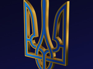 Ukraine State Emblem M 7 Modelo 3D