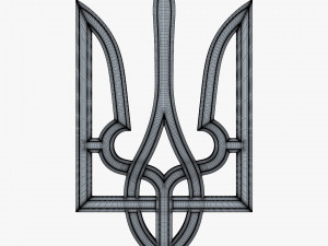 Ukraine State Emblem M 7 Modelo 3D