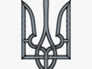 Ukraine State Emblem M 7 3D Model
