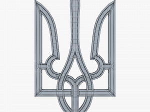 Ukraine State Emblem M 7 Modelo 3D