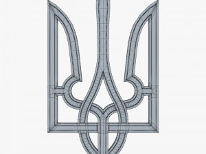 Ukraine State Emblem M 7 3D Model