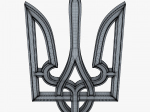 Ukraine State Emblem M 7 Modelo 3D