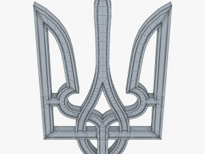 Ukraine State Emblem M 7 Modelo 3D
