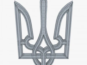 Ukraine State Emblem M 7 3D Model