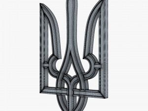 Ukraine State Emblem M 7 Modelo 3D