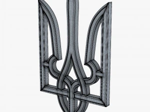 Ukraine State Emblem M 7 3D Model