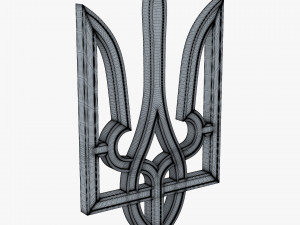 Ukraine State Emblem M 7 Modelo 3D
