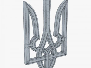 Ukraine State Emblem M 7 3D Model